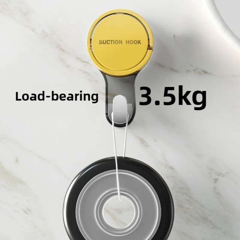 MLADEN Suction Cup Hook Vacuum Rack Bathroom Punch-free Traceless Hook Kitchen Storage Punch-free Rack