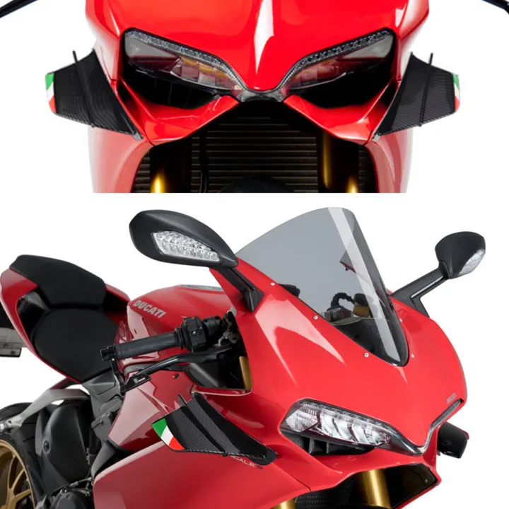 For Yamaha YZF R1 R6 R25 R7 R3 for Bmw S1000RR S1000R S 1000 RR/R 1000R 1000RR Motorcycle Spoiler Wing Aerodynamic Winglet