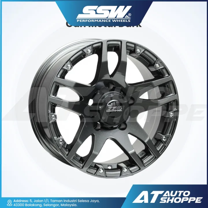 SSW Wheels S297 16x8 5x139.7 ET0 4X4 4WD Jimny Vitara Feroza Rocky Sorento Sportage App