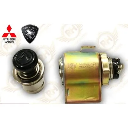 Universal/Proton/PERODUA Car Cigarette Lighter Full Set Portable Auto Car Cigarette Lighter Push Button Socket DC12V