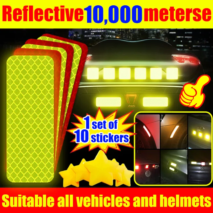 【10 stickers】Reflective10,000 meterse！reflective sticker tape