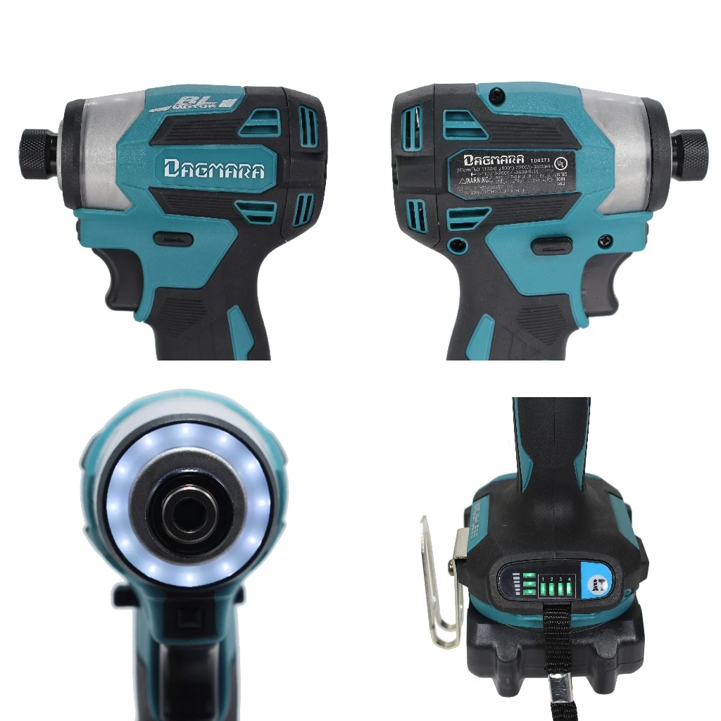 DAGMARA DID04-21V TD173 LXT Lithium-Ion Brushless Cordless Quick-Shift Mode 4-Speed Impact Driver (21V)